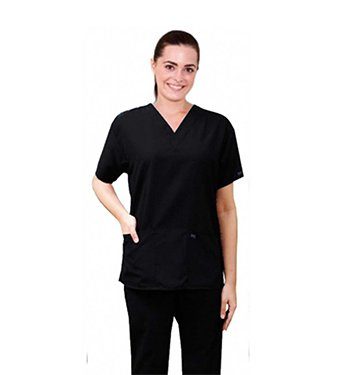 Microfiber scrub set 4 pocket half sleeve ladies (2 front pocket top & 2 side pocket pant)